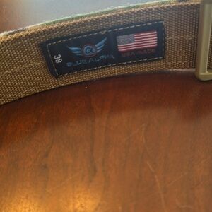 Blue alpha inner belt size 38 multicam like new